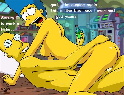 rule 34 cowgirl position english text fjm marge simpson orgasm face
