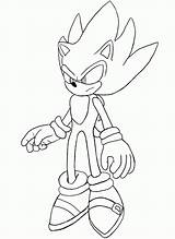 Coloring Sonic Metal Pages Popular sketch template