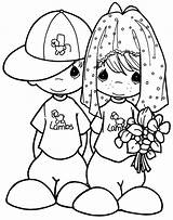 Coloring Pages Precious Moments Wedding Kids Playing Color Couples Dibujos Printable Book Novios Colorear Planner Print Couple Chindren Para Sheets sketch template