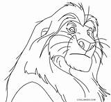 Leone Colorare Disegni Coloring Lion Mufasa Cool2bkids Bambini sketch template