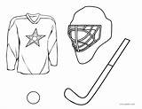 Hockey Coloring Pages Goalie Printable Nhl Jersey Stick Kids Drawing Ice Player Rink Bruins Color Print Getcolorings Cool2bkids Template Colori sketch template