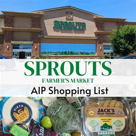 sprouts farmers market aip paleo shopping list