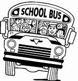 Bus School Coloring Kids Printable Yellow Driver Ecoloringpage sketch template