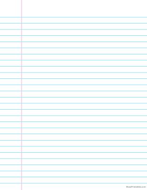 wide ruled notebook paper template perfect template ideas