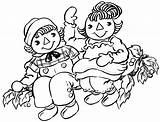 Coloring Pages Raggedy Ann Andy Christmas Yimg Sep sketch template