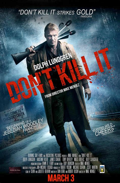 dont kill   poster  trailer addict
