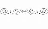 Line Scroll Clipart Designs Clip Swirly Library sketch template