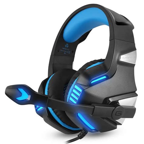 hunterspider   mm gaming headsets bass gaming headphones ps game earphone  mic led