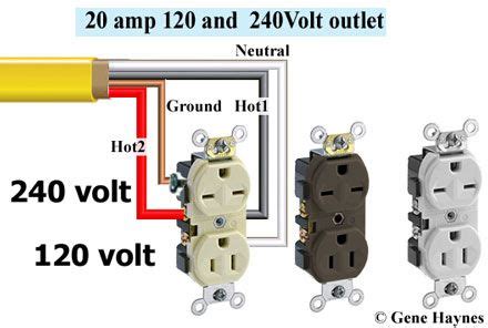 volt receptacle home electrical wiring electrical projects electrical wiring