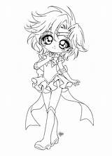 Coloring Chibi Pages Sailor Mercury Anime Deviantart Moon Sureya Girl Colouring Printable Coloriage Sheets Sci Fi Adult Print Choose Board sketch template