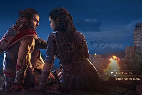 assassin s creed odyssey steps in with the romance options anthem lacks the verge