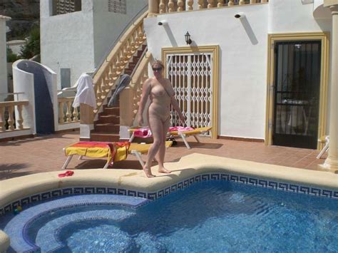 milf barby from united kingdom barby gets hot by the pool youx xxx