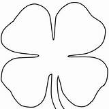 Clover Leaf Four Coloring Outline Printable Template Clipart Tipjunkie Drawing Printables Pages Asthenic Colouring Clip St Sheets Irish Kids Templates sketch template