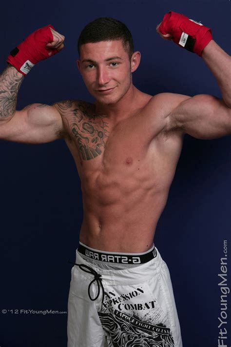 24 year old cage fighter jake findley strips down to his