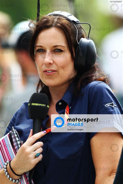 Lee Mckenzie Gbr Bbc Pitlane Reporter Formula One World Championship