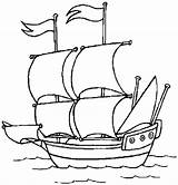 Pirate Ship Coloring Pages Kids Drawing Ocean Columbus Sail Open Easy Preschool Christopher Caravel Kidsplaycolor Getdrawings 16th Century Paintingvalley Choose sketch template