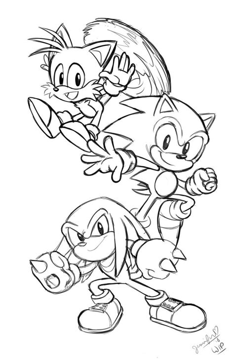 pin  extra ecto   sonic hedgehog colors cartoon coloring pages