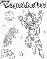 Bus Magic School Coloring Pages Astronaut Site Popular sketch template