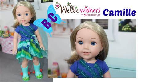 camille review american girl wellie wishers blonde doll youtube