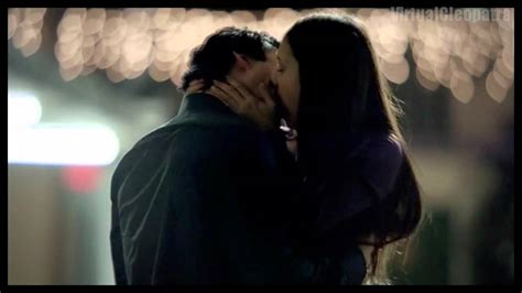 The Vampire Diaries 3x19 Elena Kisses Damon Hot Bed