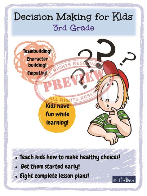 grade lesson plan includes  weeks  decision making study