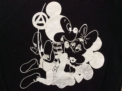 mickey and minnie sex seditionaries punk t shirt black