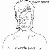 Coloring Bowie David Pages sketch template