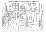 Gogh Quarto Arles Artes Releitura Quadros Douglasdim Famosos Amarartes sketch template