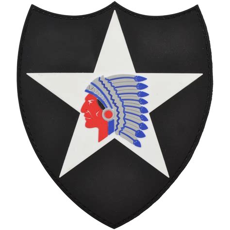 infantry division shield   pvc patch
