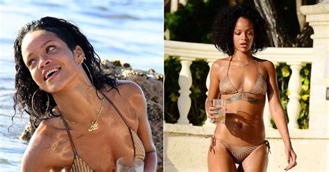 Rihanna In Barbados Photos Rihanna S Naughtiest