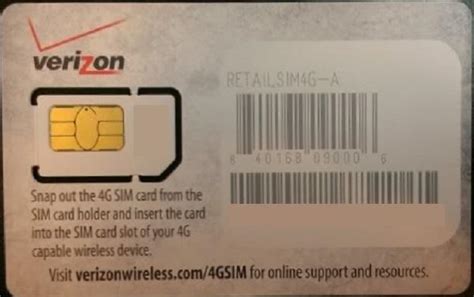 New Genuine Gray Verizon Mini Sim Card 2ff For Verizon