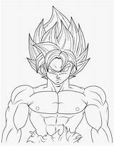 Goku Ultra Instinct Coloring Seekpng sketch template