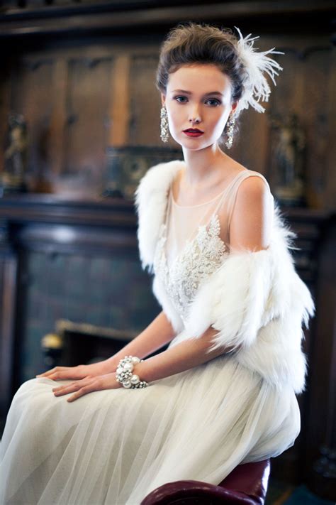 glamorous gownsfallwinter  bridal fashion