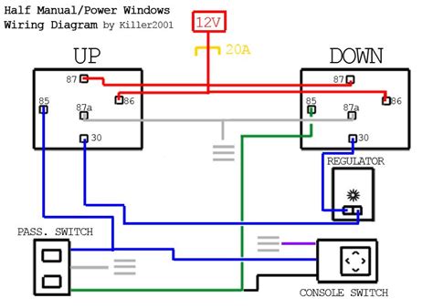 universal power window switch wiring diagram