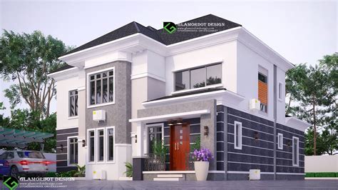 architectural design   bedroom duplex nigeria duplex architect housepl modern