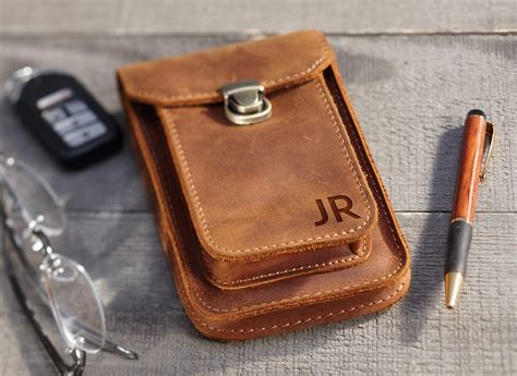 personalized belt cell phone case vertical leather cell phone case