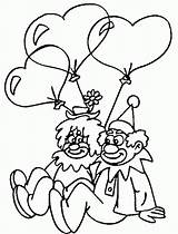 Payaso Clown Animales Ausmalbilder Payasos Triste Valentinstag Valentijn Kleurplaten Valentijnsdag Enamorados Fasching Mandalas Karneval Pokemon Clowns Tangled sketch template
