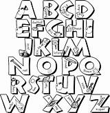 Alphabet Coloring Pages Letters Colorthealphabet Alphabets Printable Color Fonts Colouring Print sketch template