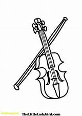 Violin Coloring Pages Drawing Colouring Getdrawings Popular sketch template