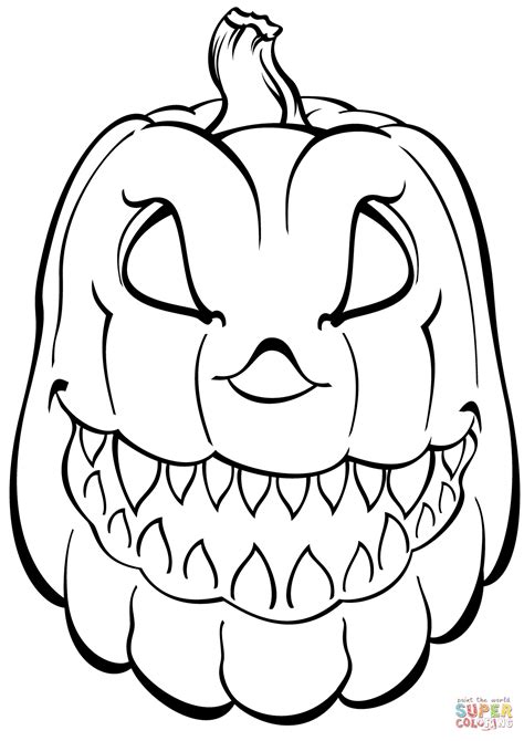 scary coloring pictures coloring pages