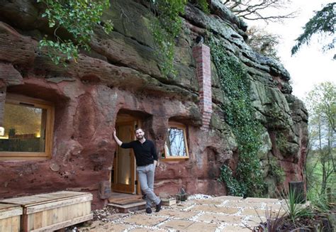 man transforms cave into house with wifi and underfloor heating daily