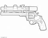 Nerf Colorare Precise Fortnite Sniper Gratuitamente Stampa sketch template