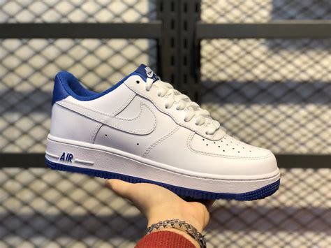 2020 Nike Air Force 1 Low White Navy Blue Casual Shoes