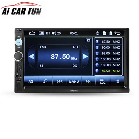 buy   universal car multimedia player  din car radio hd bluetooth
