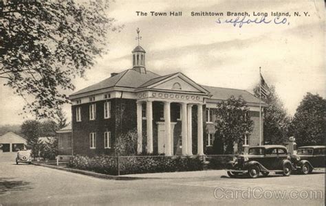 town hall smithtown ny postcard