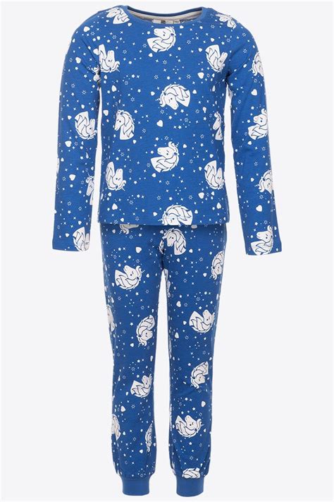 pyjama essentials blauw   bristol