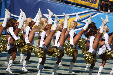 Kick It The San Diego Charger Cheerleaders Show Off