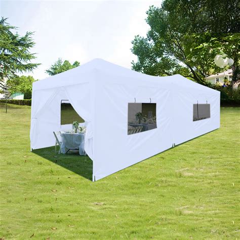 quictent privacy  ez pop  canopy outdoor party tent gazebo  sidewalls  mesh