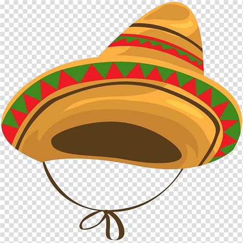 hat sombrero cartoon mexican hat transparent background png clipart