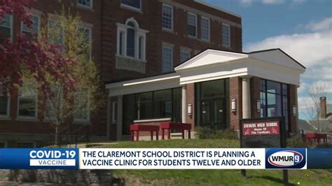 claremont school district plans vaccination clinic  kids